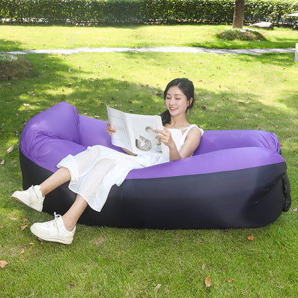 Inflatable Sofa Outdoor Portable Air Lounge Camping Foldable Couch Lightweight