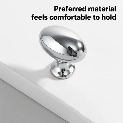 Pigeon Egg Cabinet Handle Single Hole French Style Drawer Pull for Door Closet