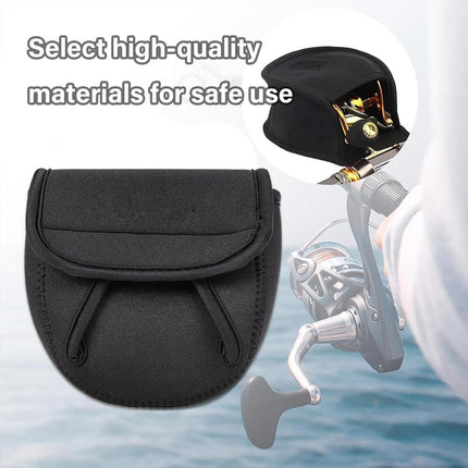 Fishing Reel Protective Cover Neoprene Wrap Case for Spinning Baitcasting Reels