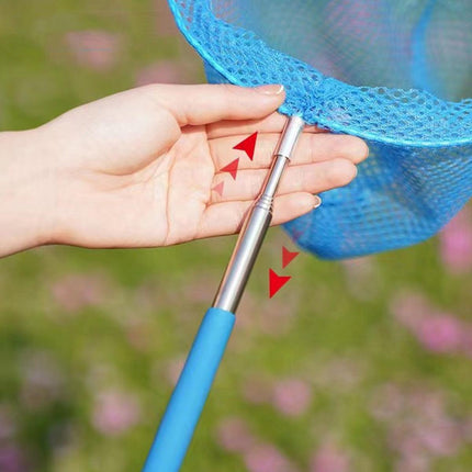 7pcs Telescopic Fishing Net Small Insect Catching Net Outdoor Fun Toy Set