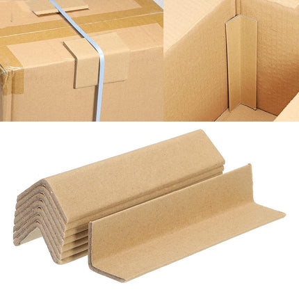 100PCS L-Shaped Paper Corner Protectors Sturdy Durable for Shipping Pack Use