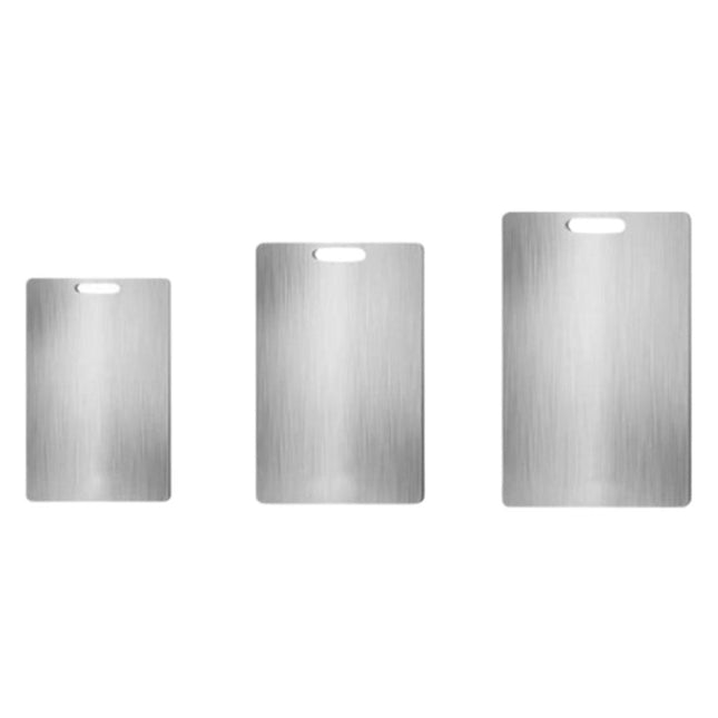 Double-Sided Stainless Steel Cutting Board Household Kitchen Chopping Board