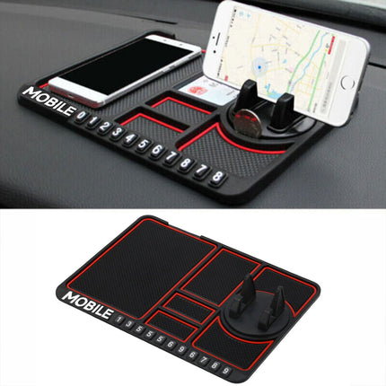 Car Mobile Phone Holder Dashboard Mount Mat Non Slip Grip Stand Anti-Slip Pad