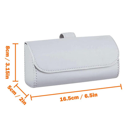 Car Glasses Clip Multifunctional Sun Visor Glasses Holder Storage Case Organizer