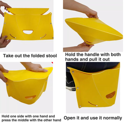 Portable Outdoor Folding Stool Camping Fishing Chair Lightweight for Travel