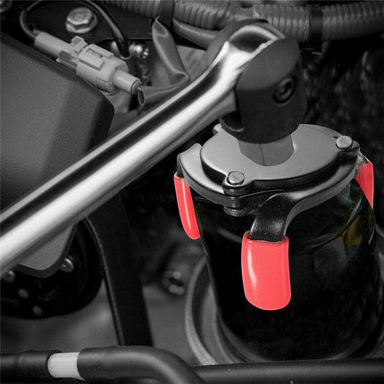 3 Jaw Oil Filter Wrench 58-100mm Range Auto-Adjust Removal Repair Tool