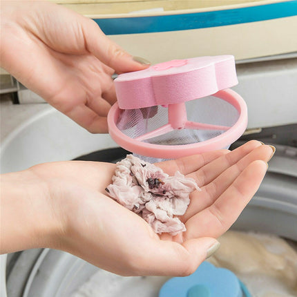 5X Washing Machine Filter Bag Floating Lint Hair Catcher Mesh Pouch Laundry Tool
