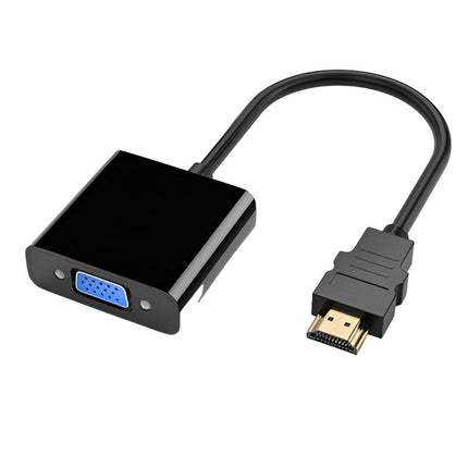 Jasoz 1080P Hdmi Male To Vga Female Video Adapter Cable Converter Chipset