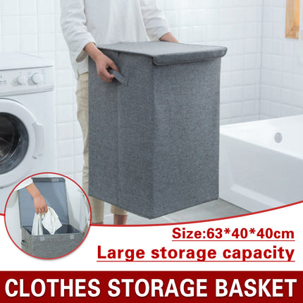 Foldable Laundry Basket Large Cloth Organizer Dirty Clothes Hamper Storage Bin
