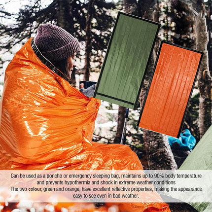 Multi-Functional Emergency Blanket Waterproof Warm Sun-Proof for First Aid Use