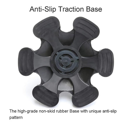 2PCS 19MM Non-Slip Rubber Foot Pads for Walking Cane Crutch Support Replacement