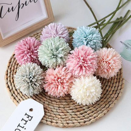 10PCS Artificial Dandelion Flowers Home Decor Wedding Party Plastic Floral