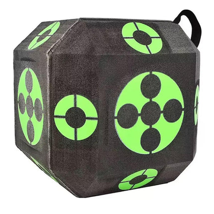 Portable 3D Archery Target Multi-faceted Solid Bow Arrow Target Outdoor Indoor