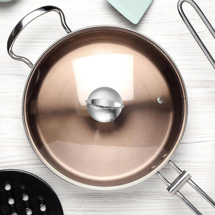 Universal Ring Pot Lid Handle Stainless Steel High Temp Resistant Kitchen