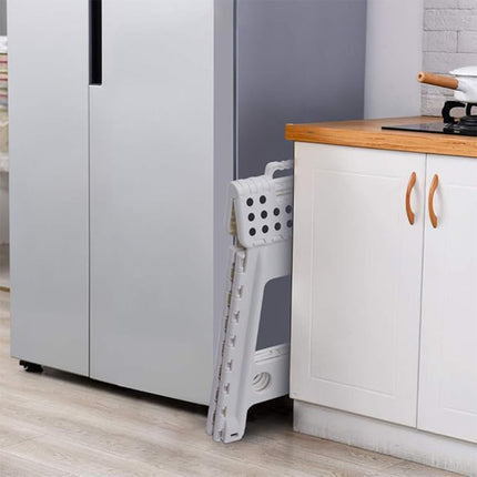 Thickened Plastic Folding Stool Portable Space Saving Step Stool Indoor Outdoor AU