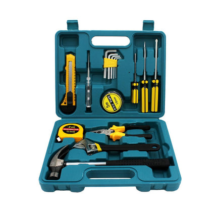 Emergency Home Toolbox Tool Set for Household Repair Kit with Essential Tools