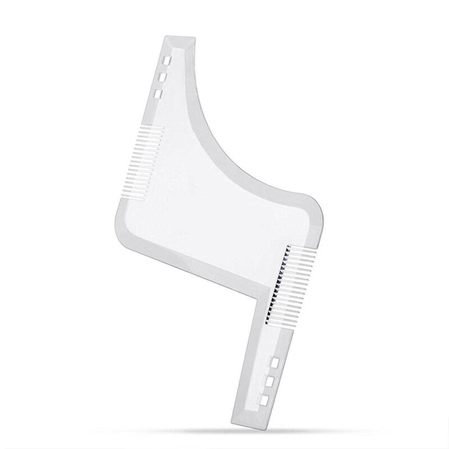 Beard Styling Shaping Template Comb Barber Tool Symmetry Trimming Shaper Stencil