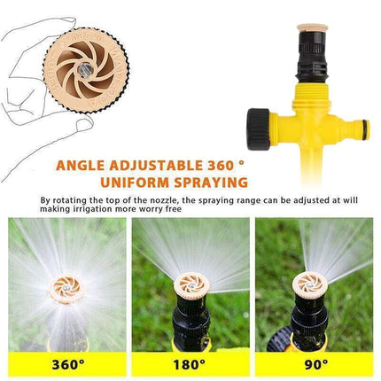 Auto Irrigation System Garden Lawn Sprinkler Adjustable Sprinkler 360° Rotation