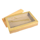 20PCS Pie Boxes White Bakery Boxes Pastry Boxes with Window for Cookies Muffins