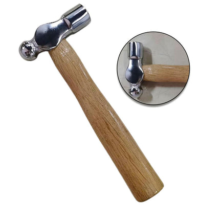 Mini Round Wooden Handle Hammer Practical Small Hand Tool for DIY and Crafts