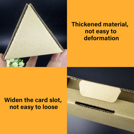 20pcs Triangular Carton Packing Box Express Mailing Box For Fragile Items