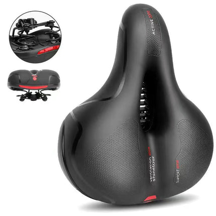 Bicycle Saddle Cushion Comfort Seat Pad Universal Fit Bike Riding Cushion Pad