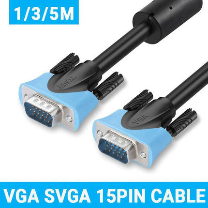 Jasoz Vga 15Pin Male To Svga Male Cable Pc Monitor Extension Hdtv Computer Lcd - Aimall
