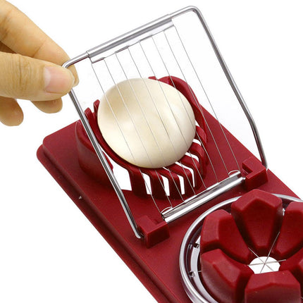 5PCS Multi-Functional Egg Slicer Two-in-One Cutter Household Kitchen Tool