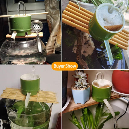 Small Aquarium Filter Box Three in One Bamboo External Water Tank Filter or Bamboo Rack