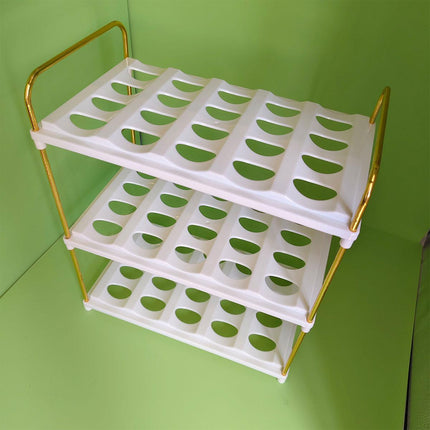 Adjustable Cup and Bottle Storage Rack Multifunctional Wine Thermos Holder Shelf