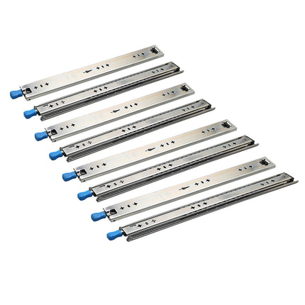 1 Pair Locking Drawer Slides Heavy Duty 120kg Runners Trailer 16 18 20 22 Inch