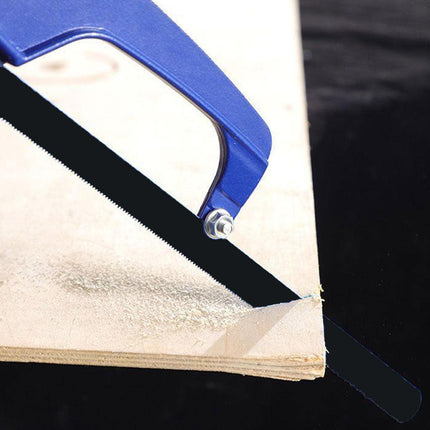 Aluminum Alloy Mini Hand Saw for Woodworking Household Hacksaw Frame with Blade