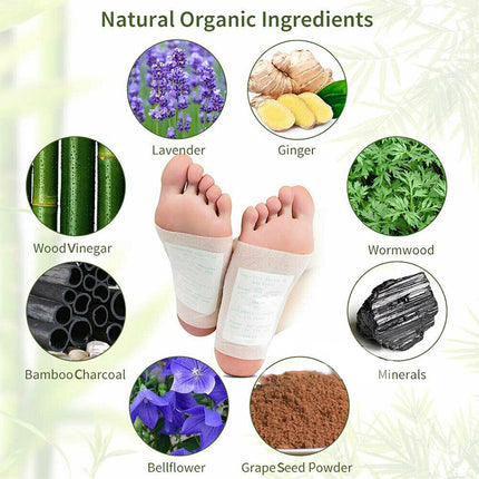 10-300 Ginger Herbal Detox Foot Patches for Slimming & Cleansing