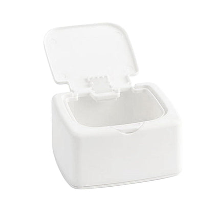 Small Plastic Desktop Storage Box with Lid Organizer Bucket for Office Home Use