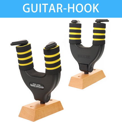 Guitar Stand Self Locking Hook Wall Mounted Hanger Guitar Hook Heavy Duty Holder