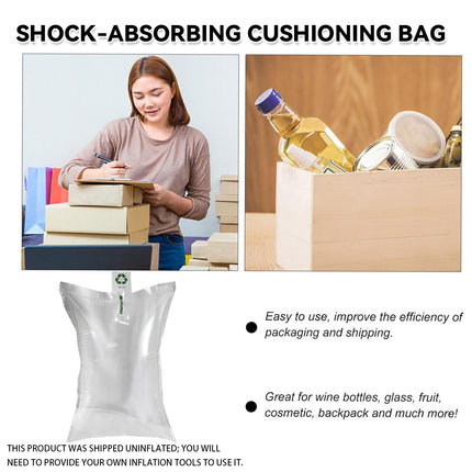 100PCS Coshioning Bag Protective Packaging Shockproof Cushion Inflatable Clear