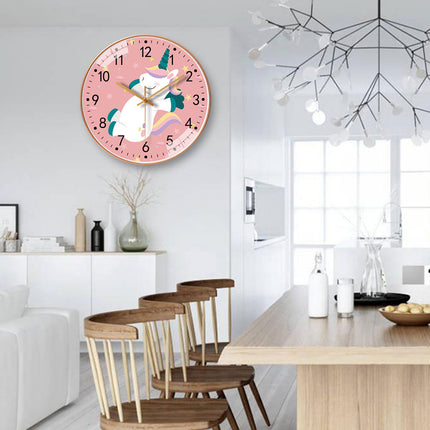 Wall Clock 8 Inch 20CM Silent Quartz Round Clock For Living Room Bedroom Decor