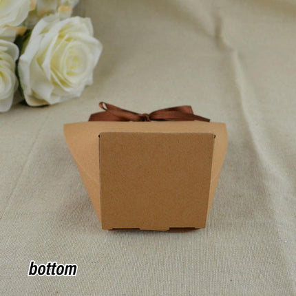 50PCS Kraft Paper Bag Party Candy Treat Storage Bag Recyclable Gift Shopping Bag