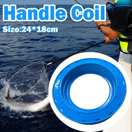 Plastic Fishing Gear Angling Hand Wire Coil Reel Spool Tackle Box Accessories