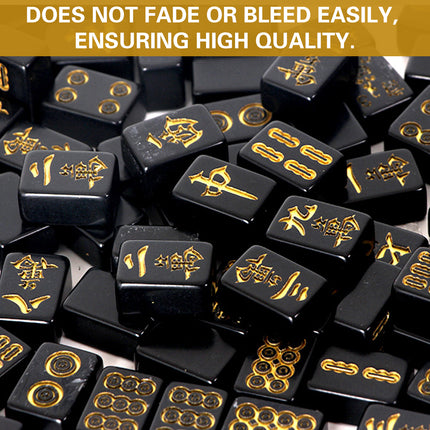 Portable 144PCS Universal Mahjong Set for Family Gatherings Home Entertainment