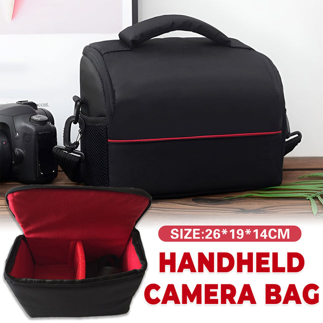 Handheld Outdoor Portable Camera Bag Water Resistant DSLR Lens Tripod Storage
