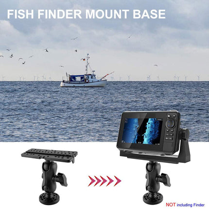 Kayak Fish Finder Mount Base Holder Navigation Bracket Boat Accessory For Marine