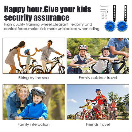 Kids Bicycle Training Wheels Set High-Quality Safety Balance Adjustable Height