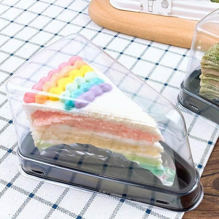 100pcs Triangle Cake Boxes for Bakery Packaging Pastry Gift Boxes for Parties