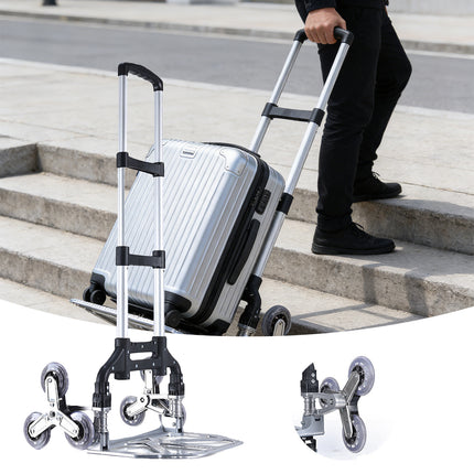Folding Hand Truck Cart with Wear-Resistant Wheels Large Capacity Portable
