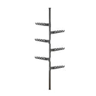 Adjustable Height 1.1-3.1m Standing Clothes Rack Stable Space Saving Daily Use