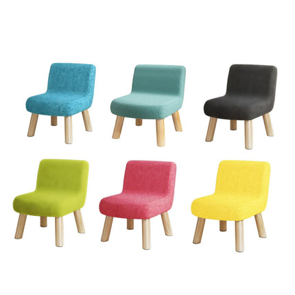 Fabric Ottoman Foot Stool Rest Pouffe Padded Footstool with Wood Storage Seat