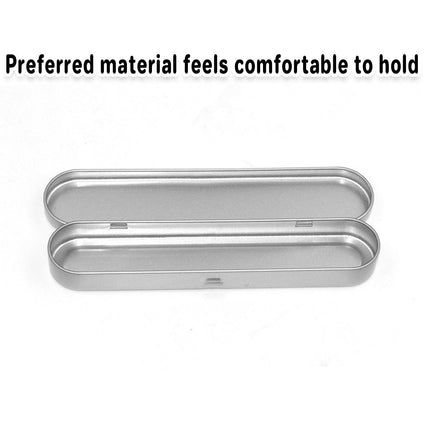 20PCS Metal Pencil Box Storage Case Tin Pen Holder Durable Packaging Organizer