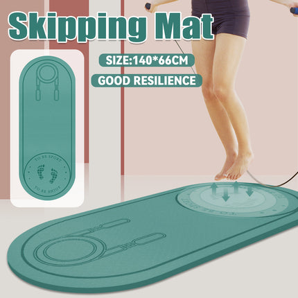 Soundproof Shock Absorbing Jump Rope Mat Non Slip TPE Material for Home Gym