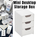 Mini Desktop Organiser Box Portable Storage Box for Office Home Desk Accessories